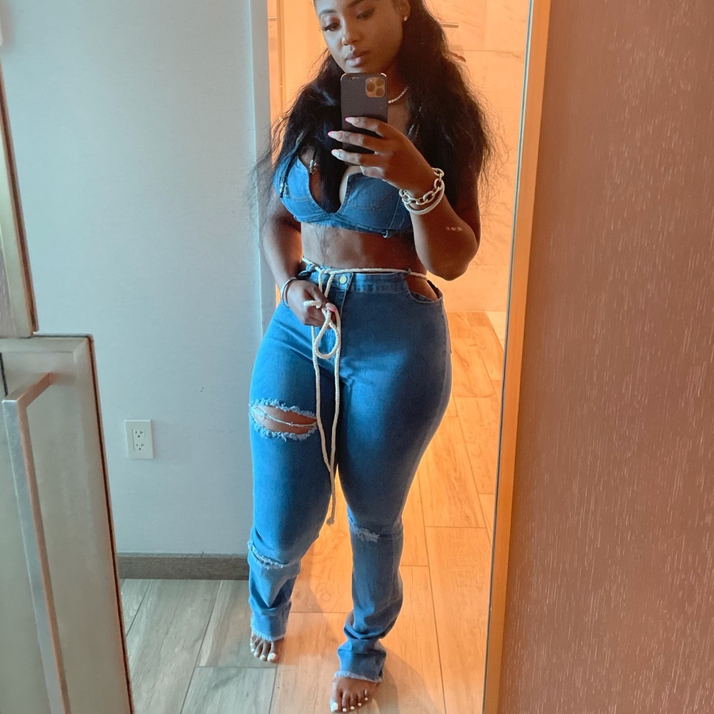 3 PIECE DENIM SET